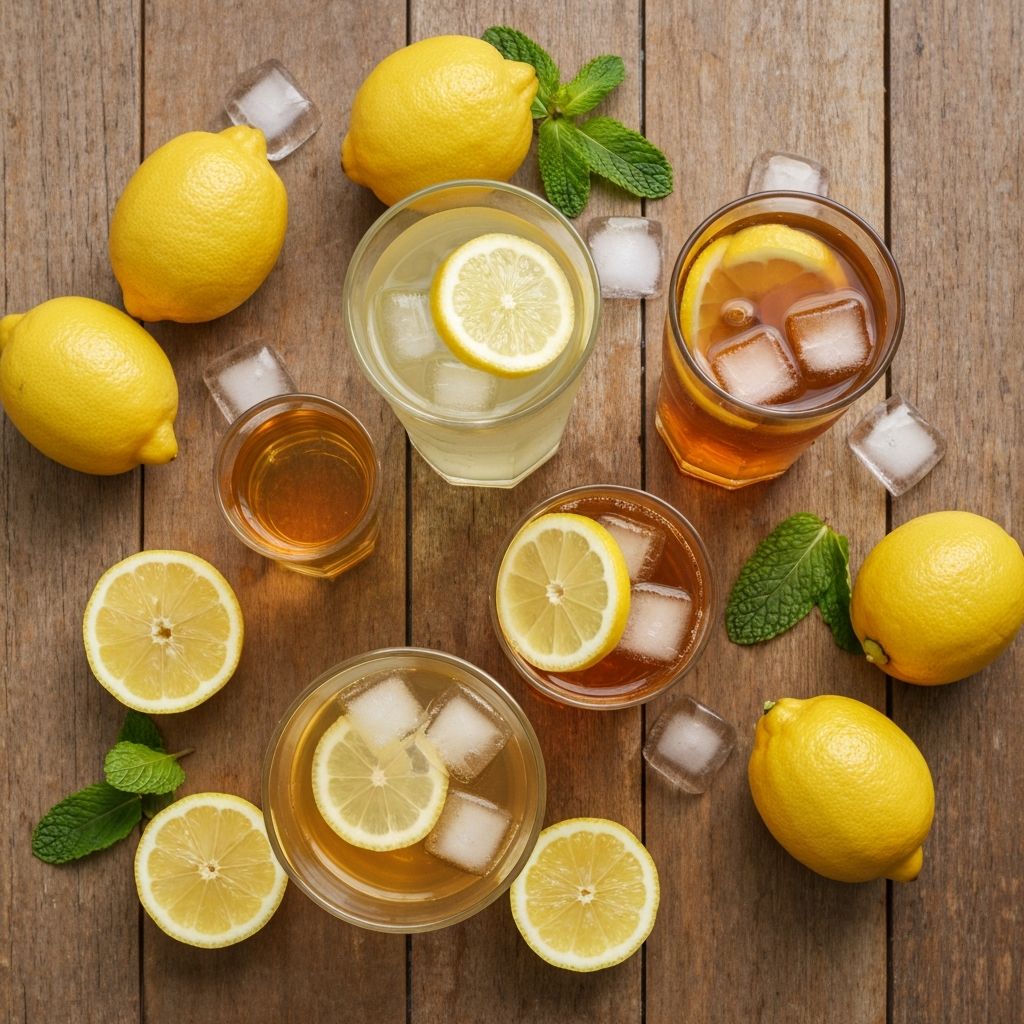 Artisan lemon drinks at Boss Lemon